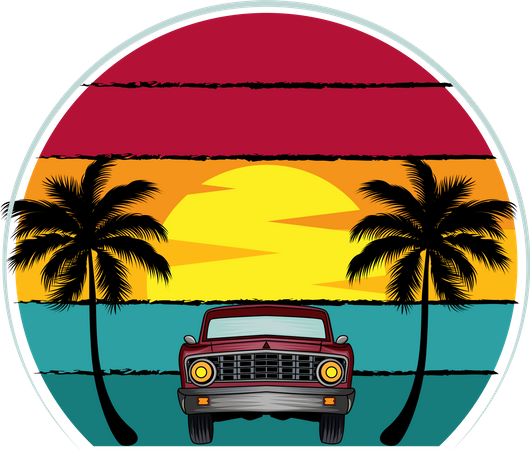 Beach  Illustration