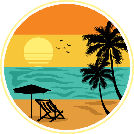 Beach  Illustration