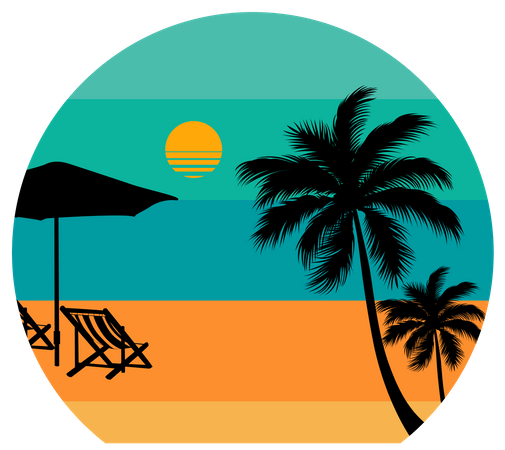 Beach  Illustration