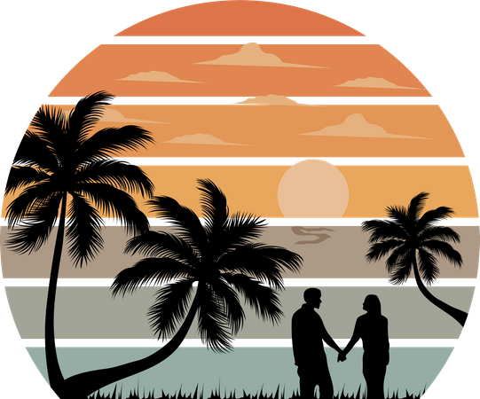 Beach  Illustration