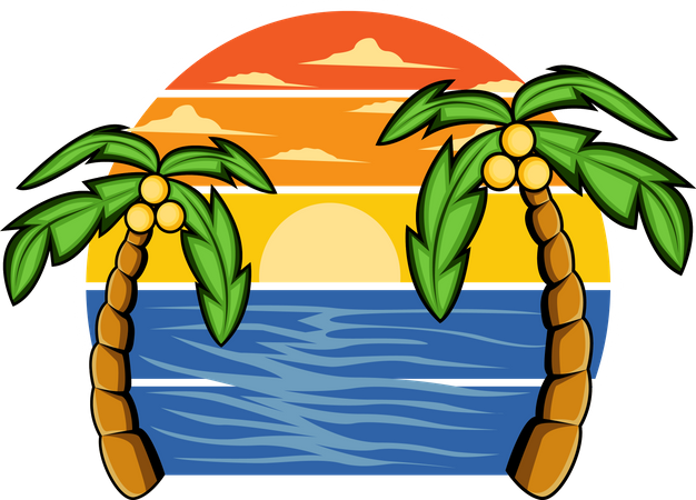 Beach  Illustration
