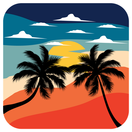 Beach  Illustration