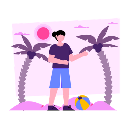 Beach Trip  Illustration