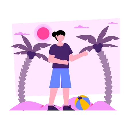 Beach Trip  Illustration