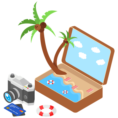 Beach Trip  イラスト