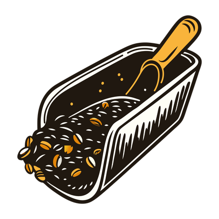 Bean Scoop  Illustration