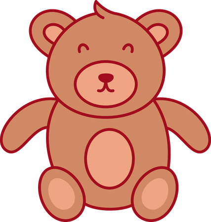 Bear Doll  Illustration