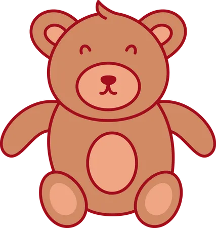 Bear Doll  Illustration
