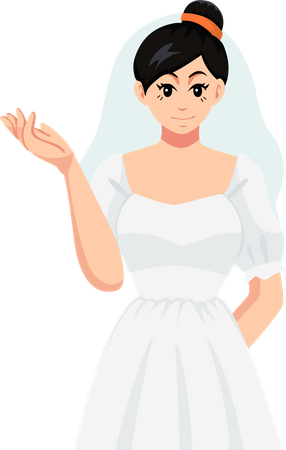Beautiful Bride  Illustration