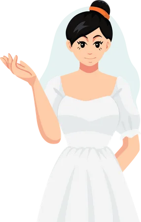 Beautiful Bride  Illustration