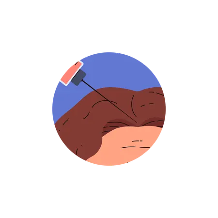 Beauty injection to head and hair  Illustration