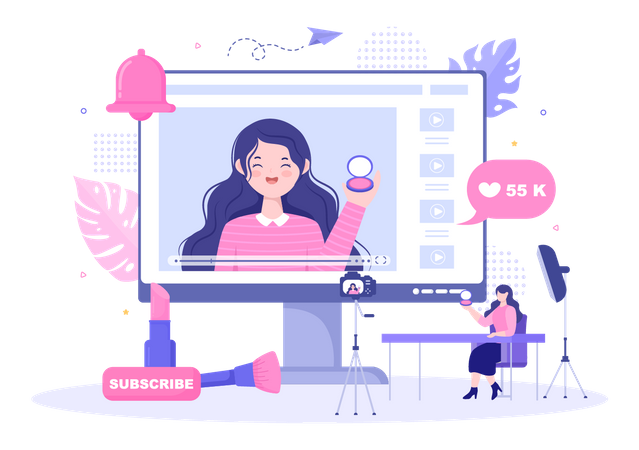 Beauty Products review  Illustration