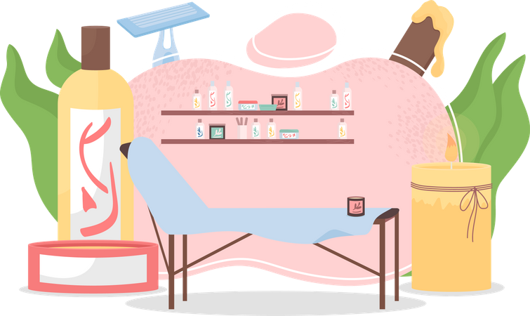 Beauty salon Illustration