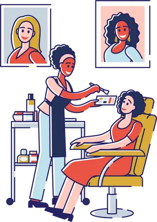 Beauty Salon Illustration