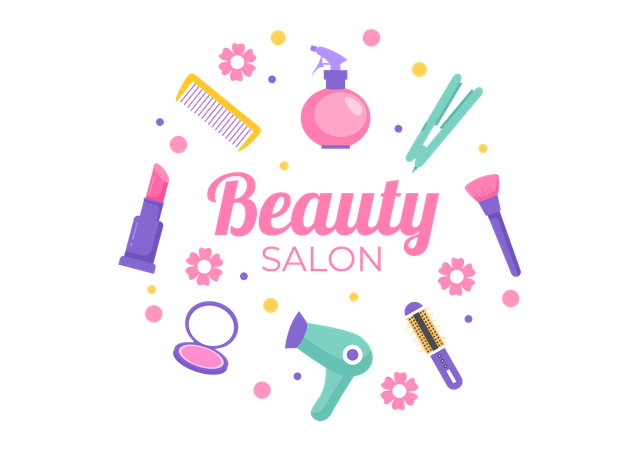 Beauty Salon  Illustration