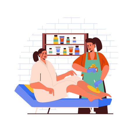 Beauty salon  Illustration