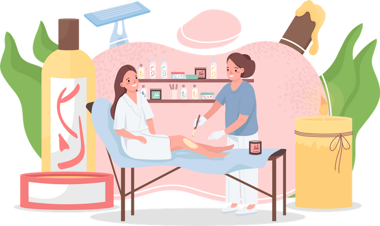 Beauty salon  Illustration