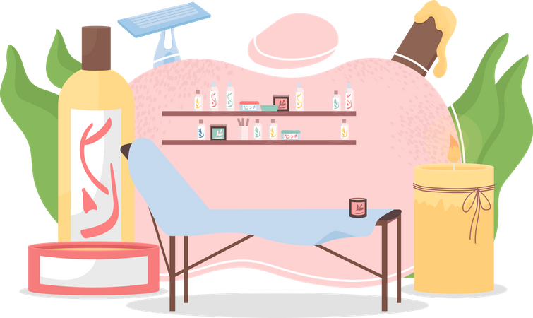 Beauty salon  Illustration