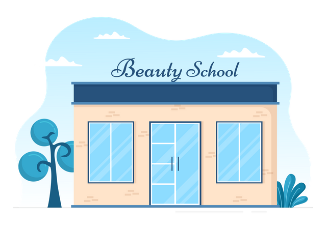 Beauty school  Illustration