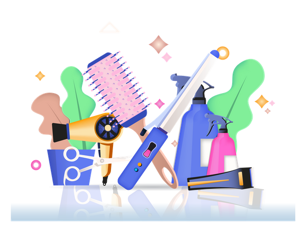 Beauty Tools  Illustration