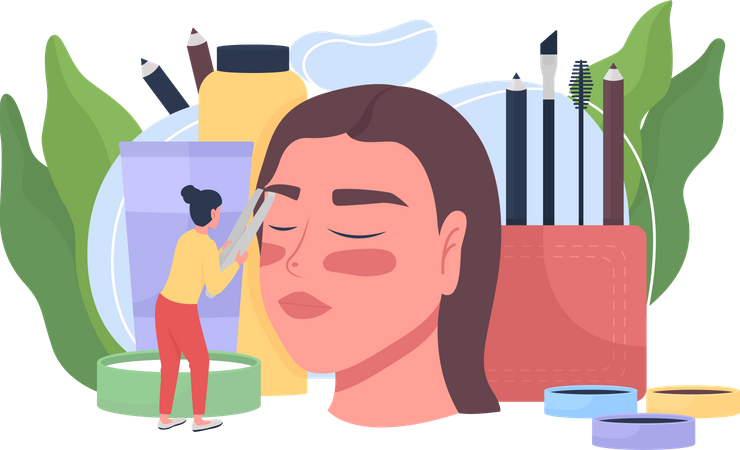 Beauty treatment  Illustration