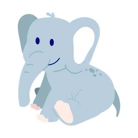 Bebé elefante  Ilustración