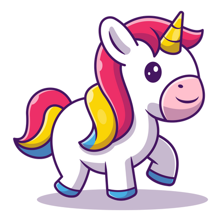 Bebe unicornio  Ilustración