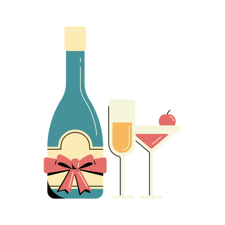 Bebida de fiesta  Illustration