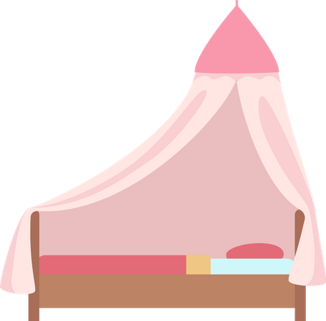 Bed for kids  Illustration