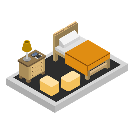 Bedroom  Illustration