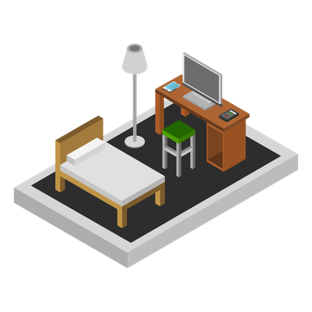 Bedroom  Illustration