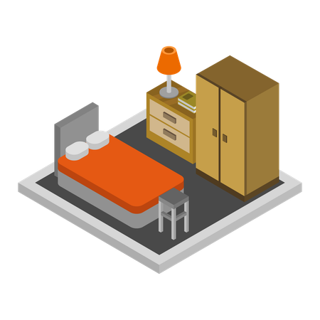 Bedroom  Illustration