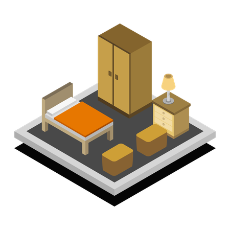 Bedroom  Illustration