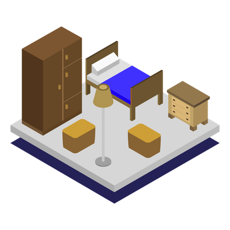Bedroom  Illustration