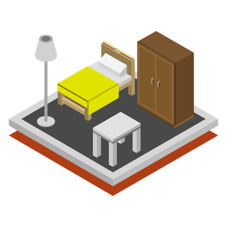 Bedroom  Illustration