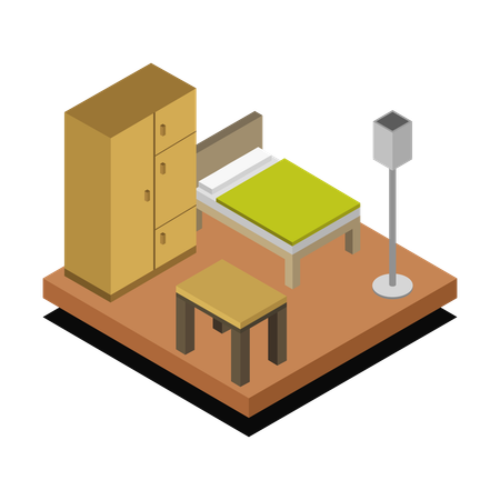 Bedroom  Illustration