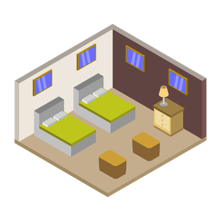 Bedroom  Illustration