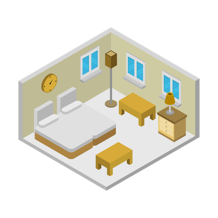 Bedroom furniture  Illustration