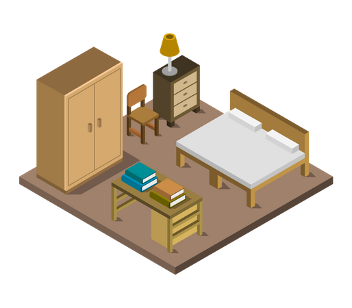 Bedroom  Illustration