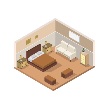 Bedroom  Illustration