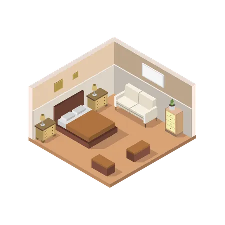 Bedroom  Illustration