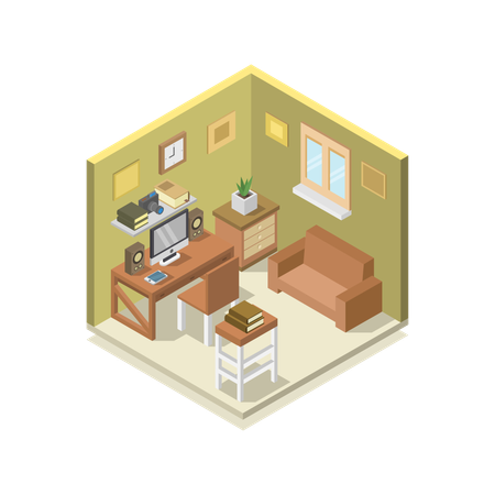 Bedroom  Illustration