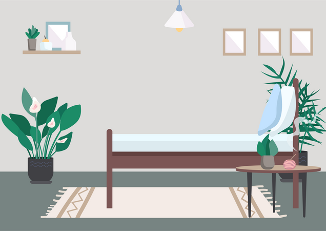 Bedroom  Illustration