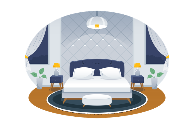 Bedroom  Illustration