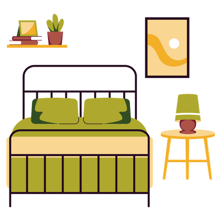 Bedroom  Illustration