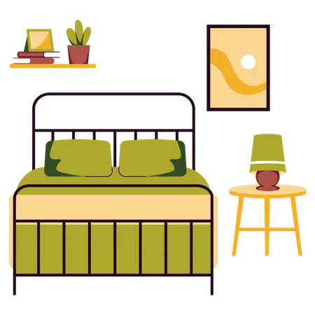 Bedroom  Illustration