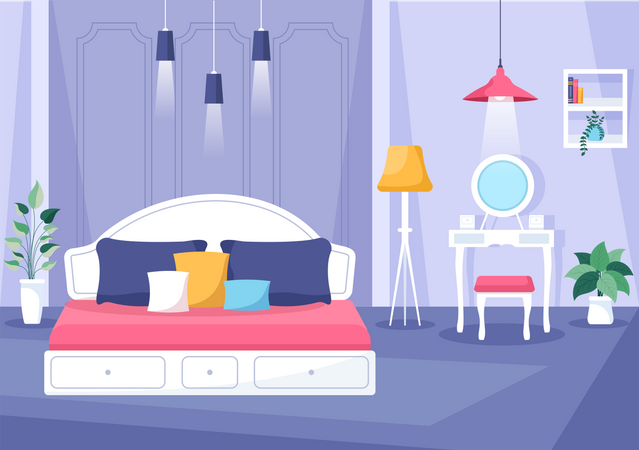 Bedroom  Illustration