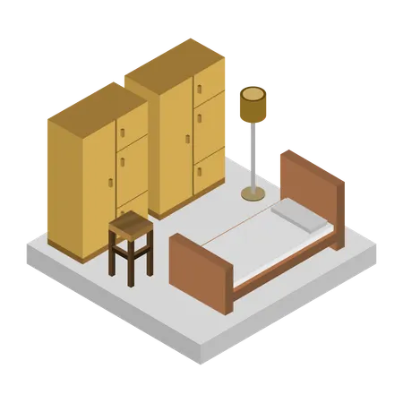 Bedroom  Illustration