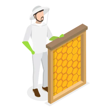Beekeeping  イラスト