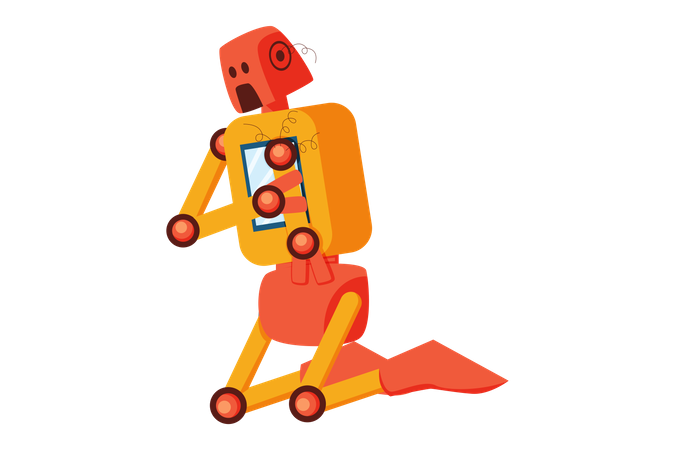 Bot reparieren  Illustration